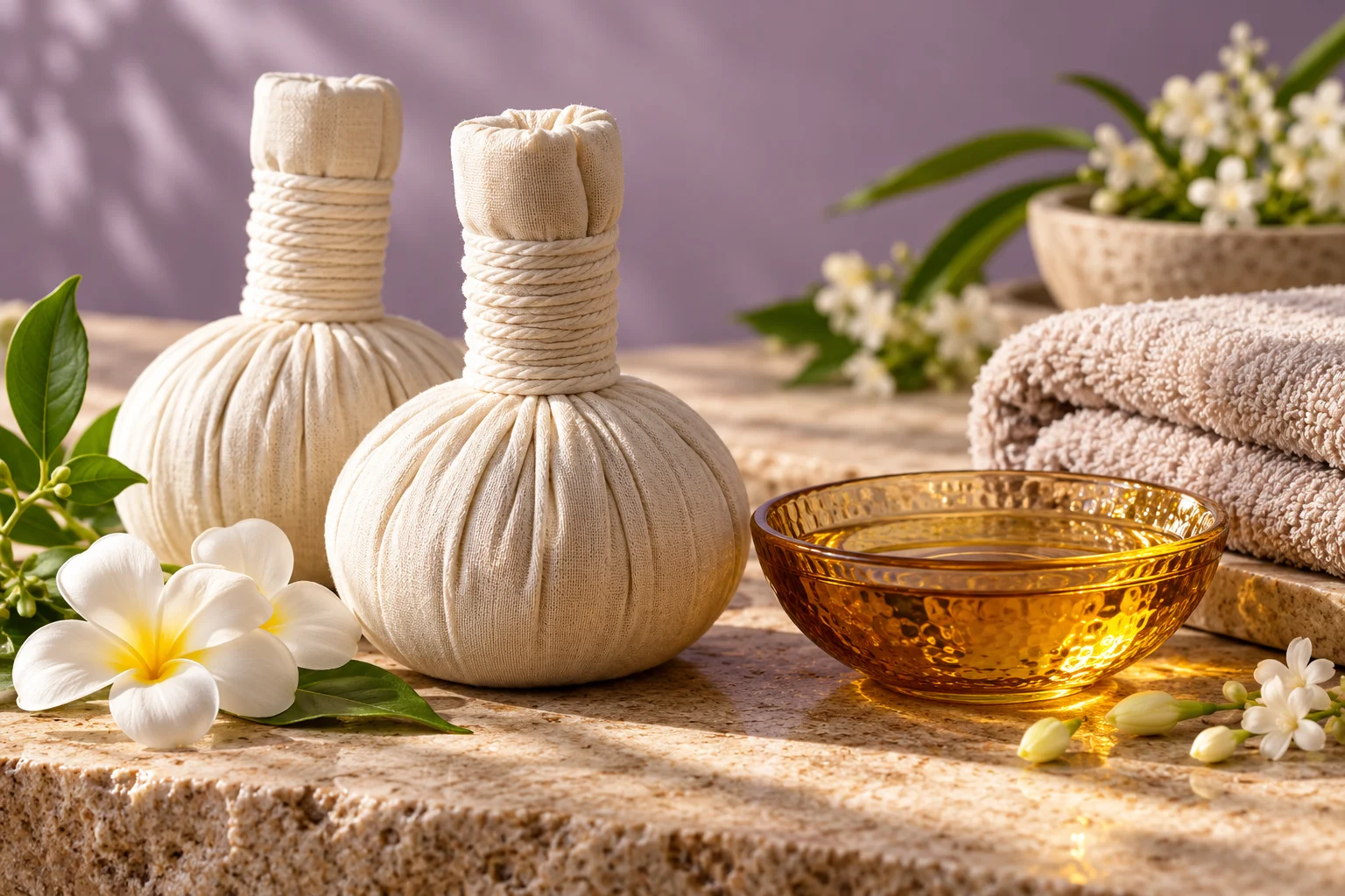 Herbal spa ritual